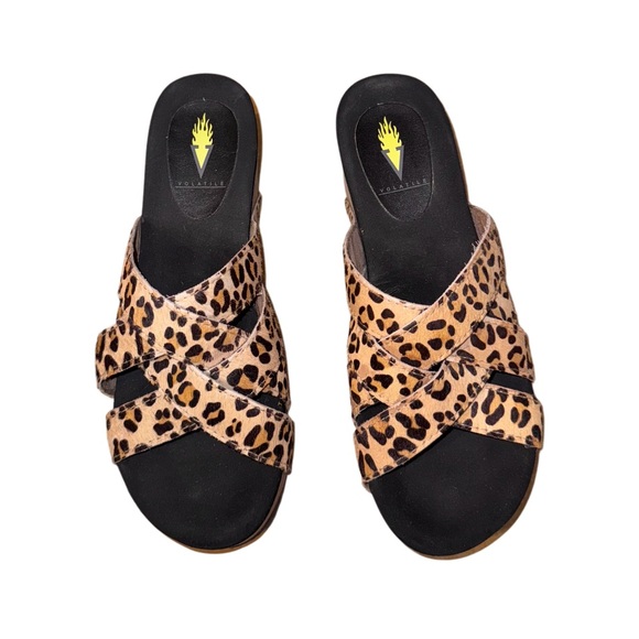 VERY VOLATILE Mayfield Leopard
wedges women’s shoes size 9 - Picture 3 of 17